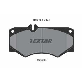 Acquista Kit pastiglie freni da TEXTAR 2105601 a buon mercato per soli 50,82 €
