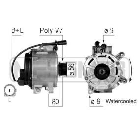 Lichtmaschine 210780 für PORSCHE