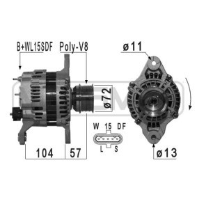 Lichtmaschine 210914 für RENAULT TRUCKS
