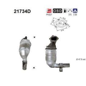 Acquista Catalizzatore da AS online per Tigra TwinTop (X04) a prezzi moderati