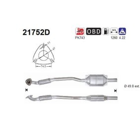 Katalysator 21752D von AS günstig für 388,91 € online kaufen