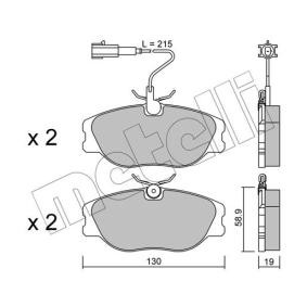 Bremsbeläge 22-0072-1 von METELLI günstig für 56,82 € online kaufen