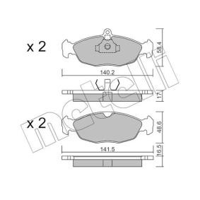 Acquista Kit pastiglie freni da METELLI 22-0077-0 a buon mercato per soli 23,59 €