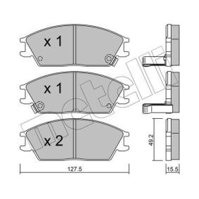 Bremsbeläge von METELLI