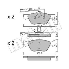 Bremsbeläge 22-0083-1 von METELLI günstig für 37,63 € online kaufen