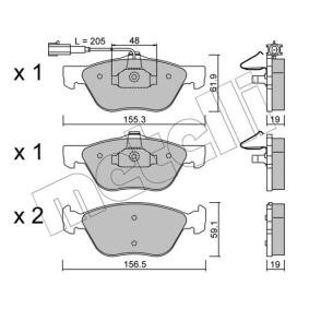 Bremsbeläge 22-0083-2 von METELLI günstig für 34,54 € online kaufen