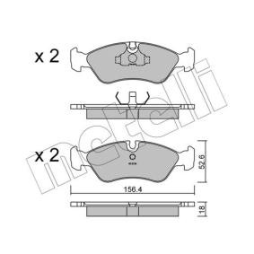 Acquista Kit pastiglie freni da METELLI 22-0117-0 a buon mercato per soli 27,69 €