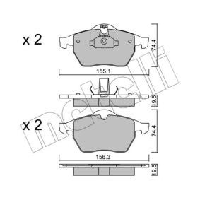 Acquista Kit pastiglie freni da METELLI 22-0118-0 a buon mercato per soli 35,09 €