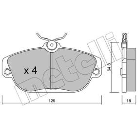 Compre Pastilhas de travão da METELLI 22-0132-0 a um preço baixo por 35,22 €