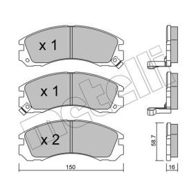 Bremsbeläge von METELLI