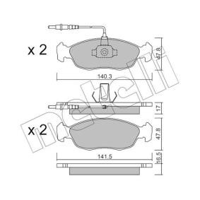 Bremsbeläge 22-0156-0 von METELLI günstig für 52,35 € online kaufen