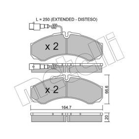 Acquista Kit pastiglie freni da METELLI 22-0212-9 a buon mercato per soli 64,19 €