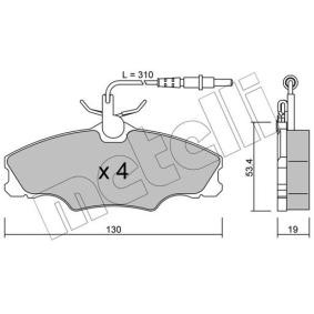 Bremsbeläge 22-0213-0 von METELLI günstig für 24,12 € online kaufen