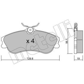 Bremsbeläge 22-0217-1 von METELLI günstig für 31,93 € online kaufen