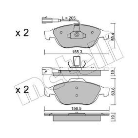 Bremsbeläge 22-0220-0 von METELLI günstig für 29,82 € online kaufen