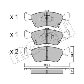 Achetez des Plaquettes de frein METELLI 22-0287-0 à prix pour 34,98 €