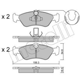 Bremsbeläge 22-0311-1 für MERCEDES-BENZ