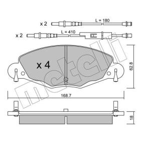 Bremsbeläge 22-0332-0 von METELLI günstig für 45,94 € online kaufen
