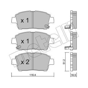 Bremsbeläge 22-0423-0 von METELLI günstig für 25,57 € online kaufen