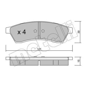 Acquista Kit pastiglie freni da METELLI 22-0510-0 a buon mercato per soli 27,65 €