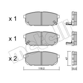 Bremsbeläge 22-0516-0 von METELLI günstig für 30,49 € online kaufen