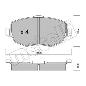 Bremsbeläge 22-0528-0 von METELLI günstig für 49,16 € online kaufen