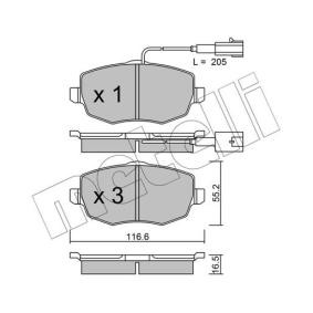 Bremsbeläge 22-0528-1 von METELLI günstig für 36,68 € online kaufen