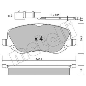 Bremsbeläge 22-0529-0 von METELLI günstig für 66,40 € online kaufen