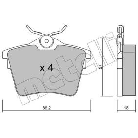 Bremsbeläge 22-0602-0 von METELLI günstig für 29,22 € online kaufen