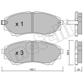 Bremsbeläge von METELLI