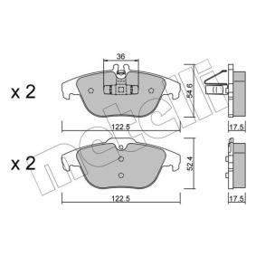 Bremsbeläge 22-0666-0 von METELLI günstig für 40,37 € online kaufen