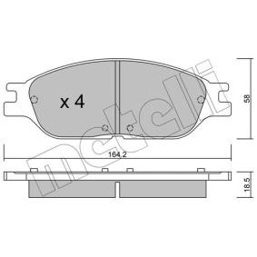 Acquista Kit pastiglie freni da METELLI 22-0682-0 a buon mercato per soli 37,75 €