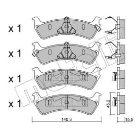 Acquista Kit pastiglie freni da METELLI 22-0684-0 a buon mercato per soli 47,67 €