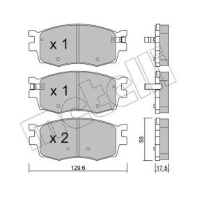 Bremsbeläge 22-0724-0 von METELLI günstig für 30,52 € online kaufen