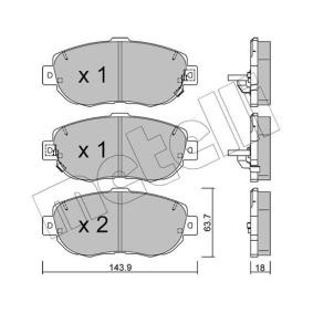 Acquista Kit pastiglie freni da METELLI 22-0756-0 a buon mercato per soli 32,28 €