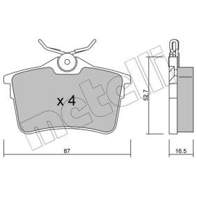 Bremsbeläge 22-0816-0 von METELLI günstig für 34,54 € online kaufen
