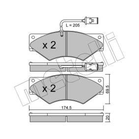 Acquista Kit pastiglie freni da METELLI 22-0849-0 a buon mercato per soli 93,16 €