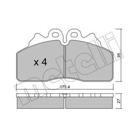 Acquista Kit pastiglie freni da METELLI 22-0850-0 a buon mercato per soli 77,49 €