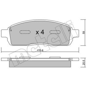 Acquista Kit pastiglie freni da METELLI 22-0859-0 a buon mercato per soli 41,14 €