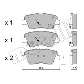 Acquista Kit pastiglie freni da METELLI 22-0886-1 a buon mercato per soli 31,83 €