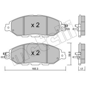 Bremsbeläge 22-0932-0K für DAF