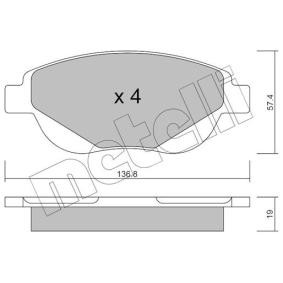 Bremsbeläge 22-0948-0 von METELLI günstig für 29,83 € online kaufen