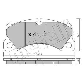 Bremsbeläge 22-0957-0 von METELLI günstig für 91,39 € online kaufen