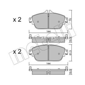 Bremsbeläge 22-1017-0 von METELLI günstig für 45,89 € online kaufen