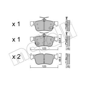 Acquista Kit pastiglie freni da METELLI 22-1040-0 a buon mercato per soli 33,41 €