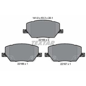 Acquista Kit pastiglie freni da TEXTAR 2216501 a buon mercato per soli 49,92 €