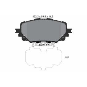 Acquista Kit pastiglie freni da TEXTAR 2227101 a buon mercato per soli 98,65 €