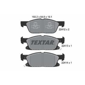 Acquista Kit pastiglie freni da TEXTAR 2241201 a buon mercato per soli 66,43 €