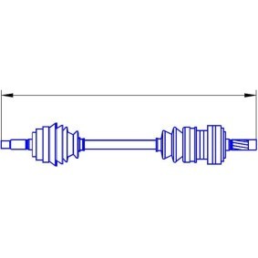 Antriebswelle 22678 für Vectra C CC (Z02) für 112,33 CHF
