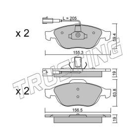 Bremsbeläge 229.0 für LYBRA SW (839BX) für 79,32 CHF